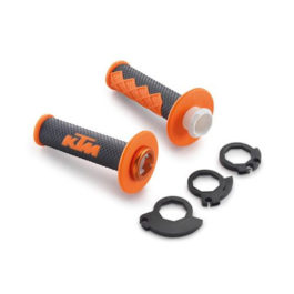 KTM Lock On Grip Set Orange