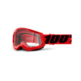 Strata 2 Youth Goggle Red – Clear Lens