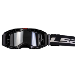Ls2 Aura Pro Goggle Black With Iridium Visor