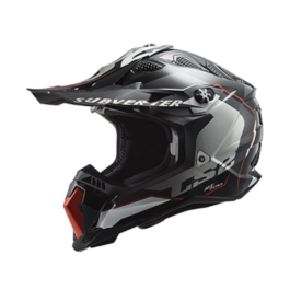 Ls2 Mx700 Subverter Arched Silver Titanium Helmet