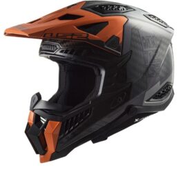 Ls2 Mx703 C X-Force Victory Titanium Orange Helmet